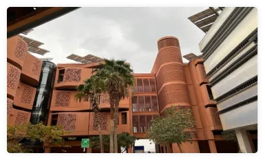 Mohammed Bin Zayed University building exterior view